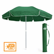 Ombrellone Mare Spiaggia 240 cm Antivento Alluminio UV50+ Inclinabile con Custodia e Trivella
