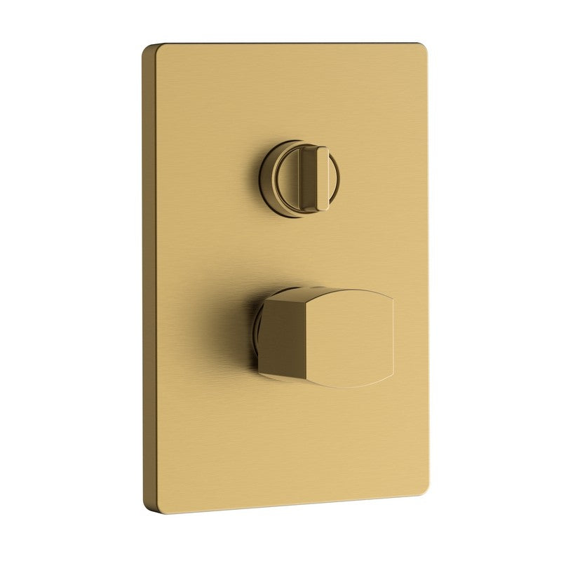 Miscelatore incasso doccia con deviatore oro opaco - serie Marte