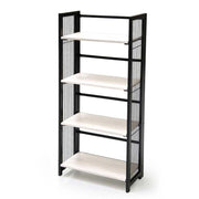 BELGRADO SCAFFALE A 4 RIPIANI IN METALLO 60 X 30 X H124 CM COLORE BIANCO