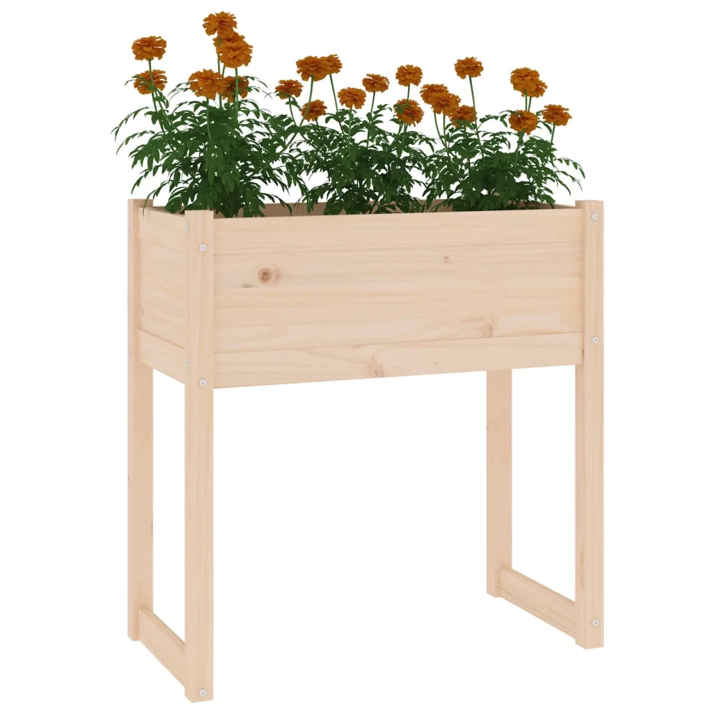 Fioriera 78x40x81 cm in Legno Massello di Pino 822132