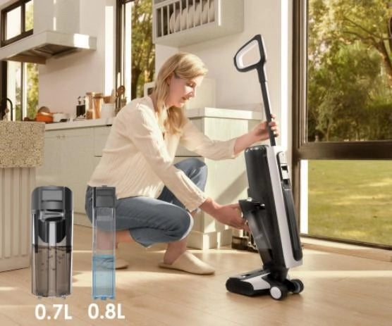 Tineco FLOOR ONE S5 aspirapolvere senza filo Blu, Bianco Senza sacchetto