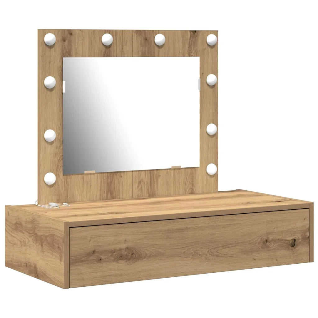 Tavolo da Trucco Marrone 83 x 40 x 70 cm Legno multistrato 865234