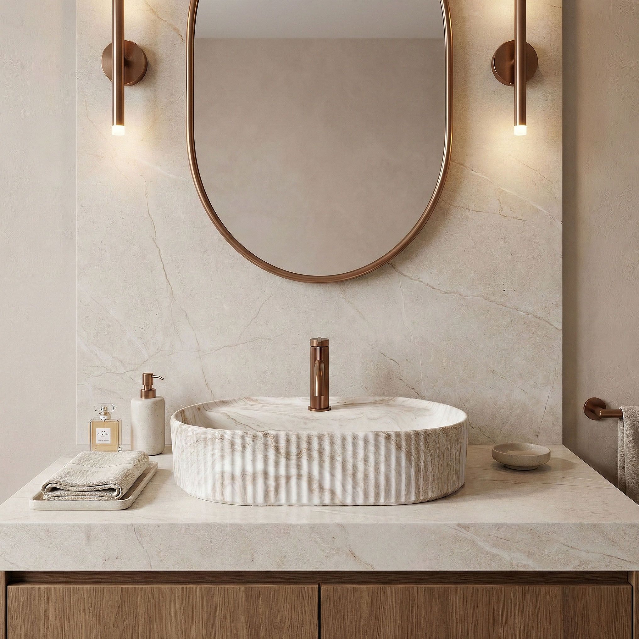 Lavabo Da Appoggio Rea Marcela 60 Kallisto