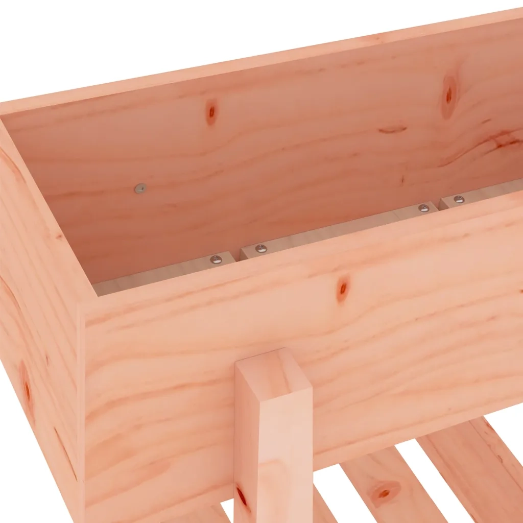 Fioriera Rialzata Giardino-Vaso da Esterno-Supporto per Vaso 101x30x69 cm Legno Massello Douglas