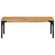 Tavolino da Salotto-Tavolino da soggiorno-Tavolo 100x55x35 cm in Legno Massello di Mango