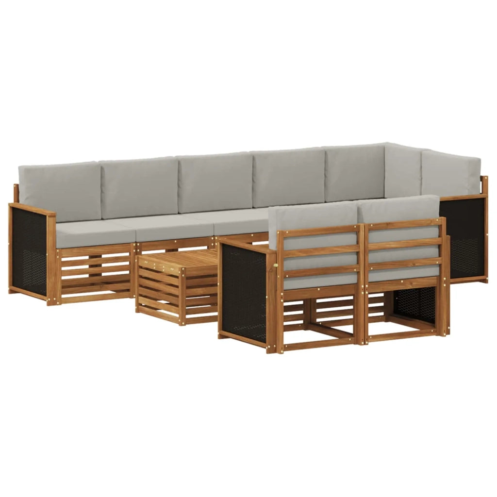 Set divani Legno di Acacia Massello 3384522