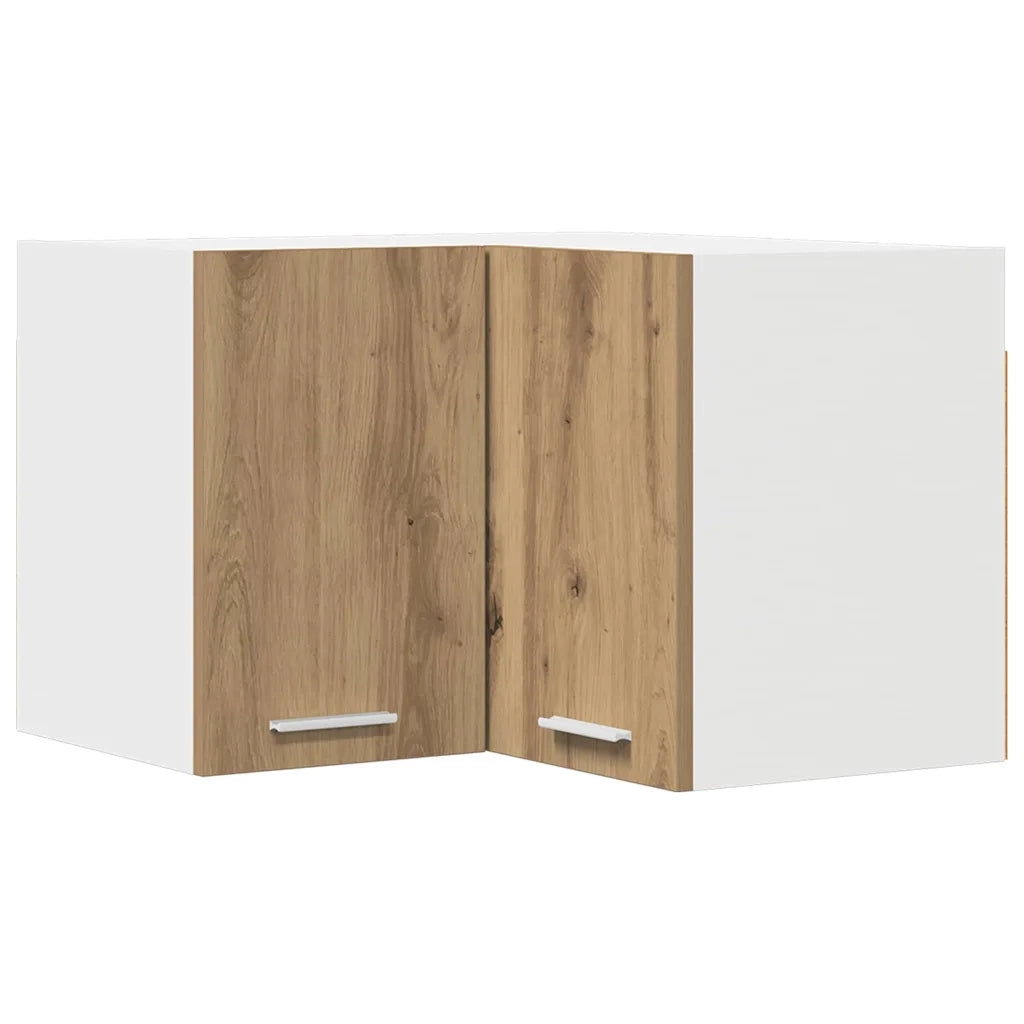 Armadio pensile Rovere Artigiano e Bianco 57 x 57 x 40 cm 884193