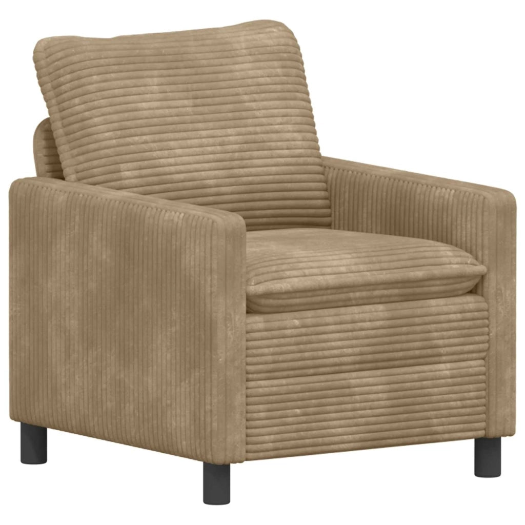 Set di divani 2 pcs Tortora Poliestere 3417058
