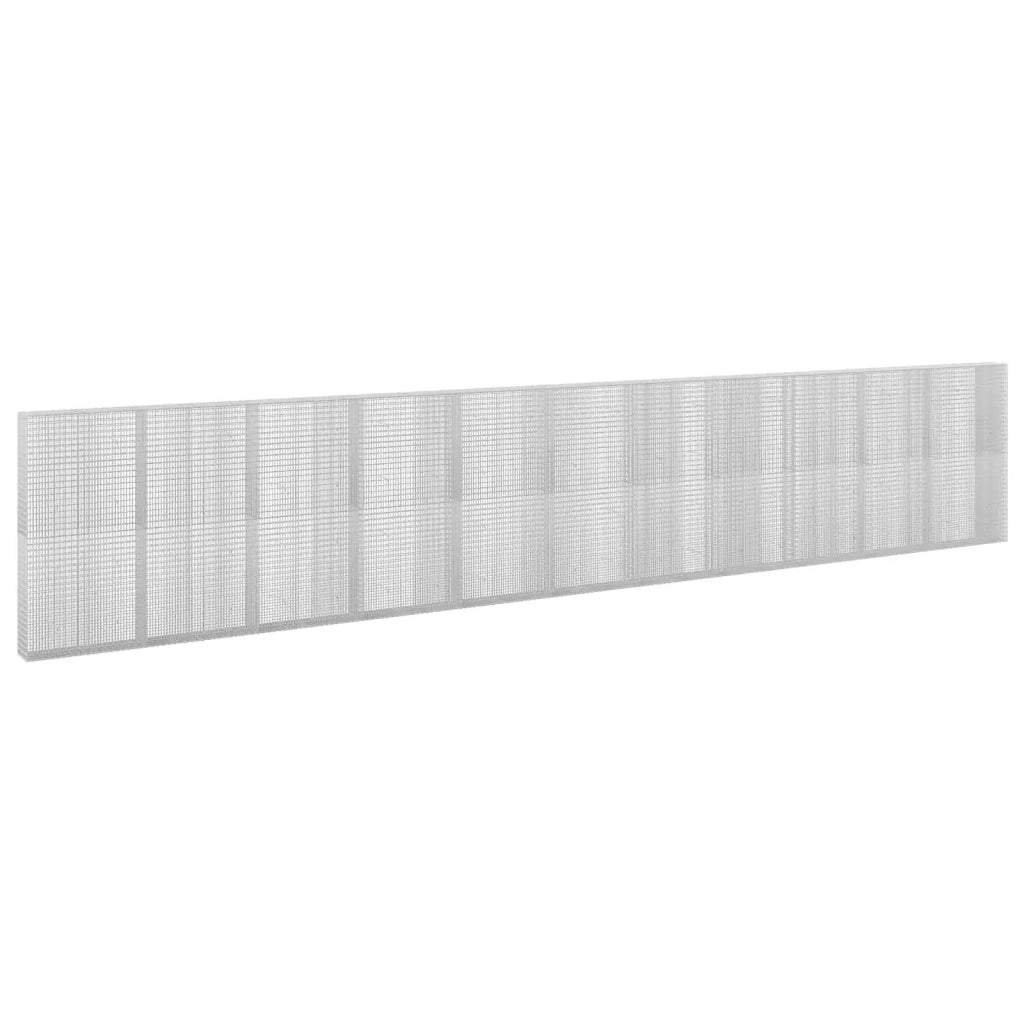 Gabione con Filo da 3,5 mm e Rete da 5x2,5 cm 1100x30x200 cm 3461824