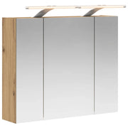 Mobiletto per specchio da Bagno | Armadio da bagno Rovere Artigianale