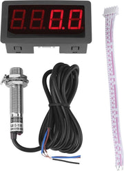 Contatore di giri digitale a 4 display LED digitale per RPM con sensore Hall induttivo
