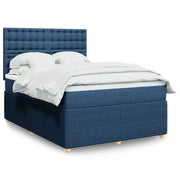 Giroletto a Molle con Materasso Blu 140x200 cm in Tessuto 3292099