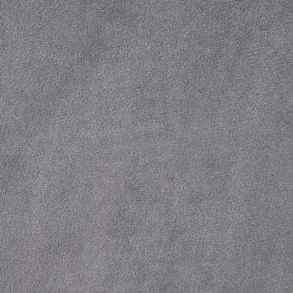 Poggiapiedi Velluto Grigio con Base in Metallo dorato Glam Modern