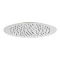 Soffione tondo diametro 25 cm acciaio spazzolato - serie Giove