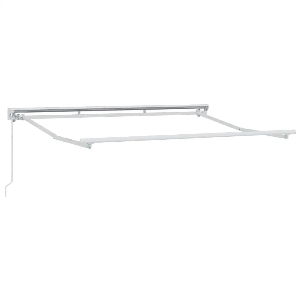 vidaXL Tenda Retrattile Blu e Bianco 250x200 cm Tessuto