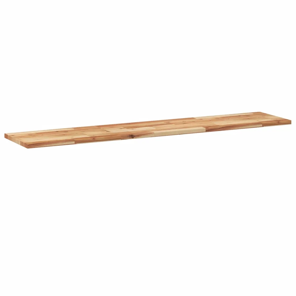 vidaXL Mensole da Parete 2 pz 120x30x2 cm Legno Acacia Rifinito a Olio