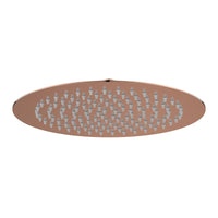 Soffione tondo diametro 25 cm rame lucido - serie Giove