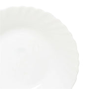 PRIMA PIATTO FONDO IN VETRO TEMPERATO BIANCO 23 CM