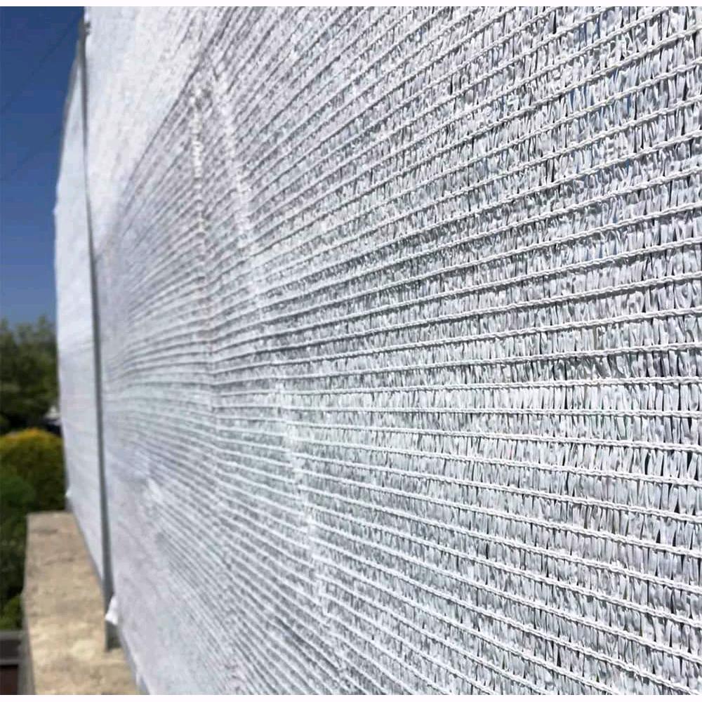 Telo Rete Ombreggiante Frangivista Frangisole BIANCA 2x100 Mt Schermatura 90%