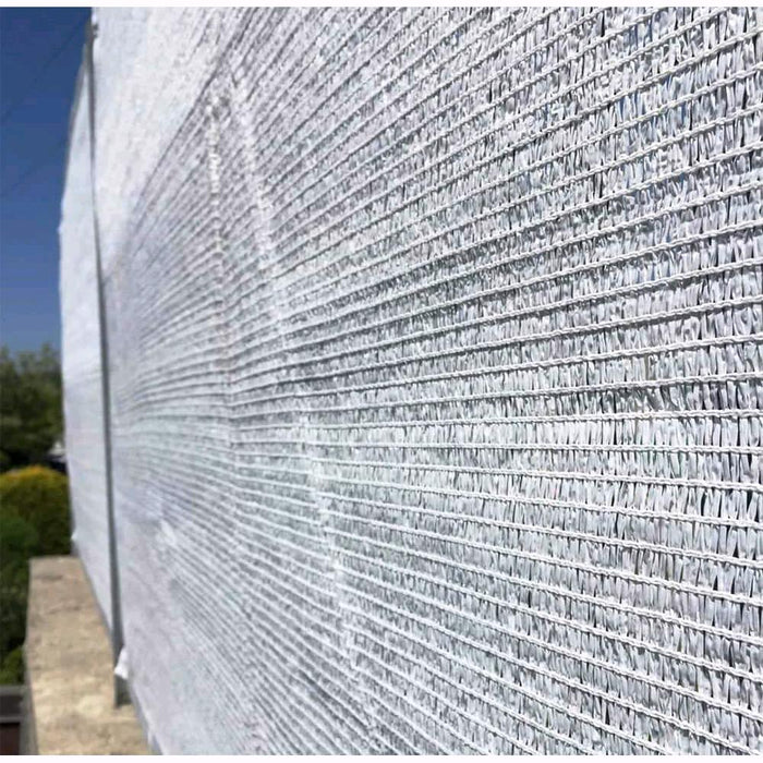 Telo Rete Ombreggiante Frangivista Frangisole BIANCA 2x100 Mt Schermatura 90%