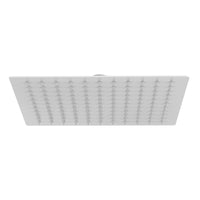 Soffione quadrato 25 x 25 cm bianco - serie Giove