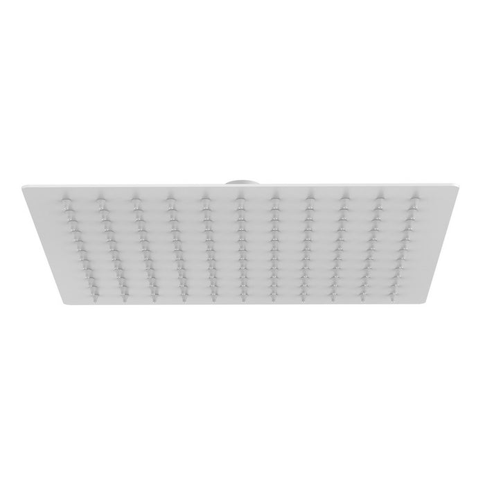 Soffione quadrato 25 x 25 cm bianco - serie Giove