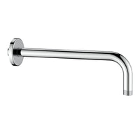 Braccio doccia tondo 30 cm cromato con attacco universale