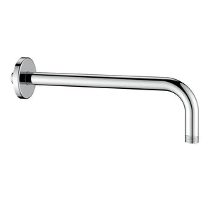 Braccio doccia tondo 30 cm cromato con attacco universale