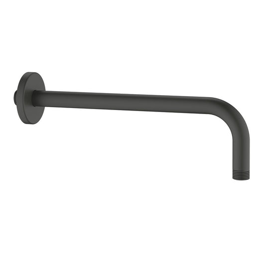 Braccio doccia tondo 30 cm gungrey con attacco universale