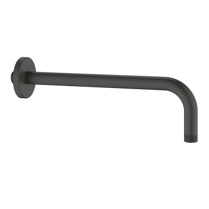 Braccio doccia tondo 30 cm gungrey con attacco universale