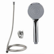 Trade Shop - Kit Doccetta Doccino Soffione Doccia Bagno Con Laccio 1,8mt Staffa 69078 Rotonda -