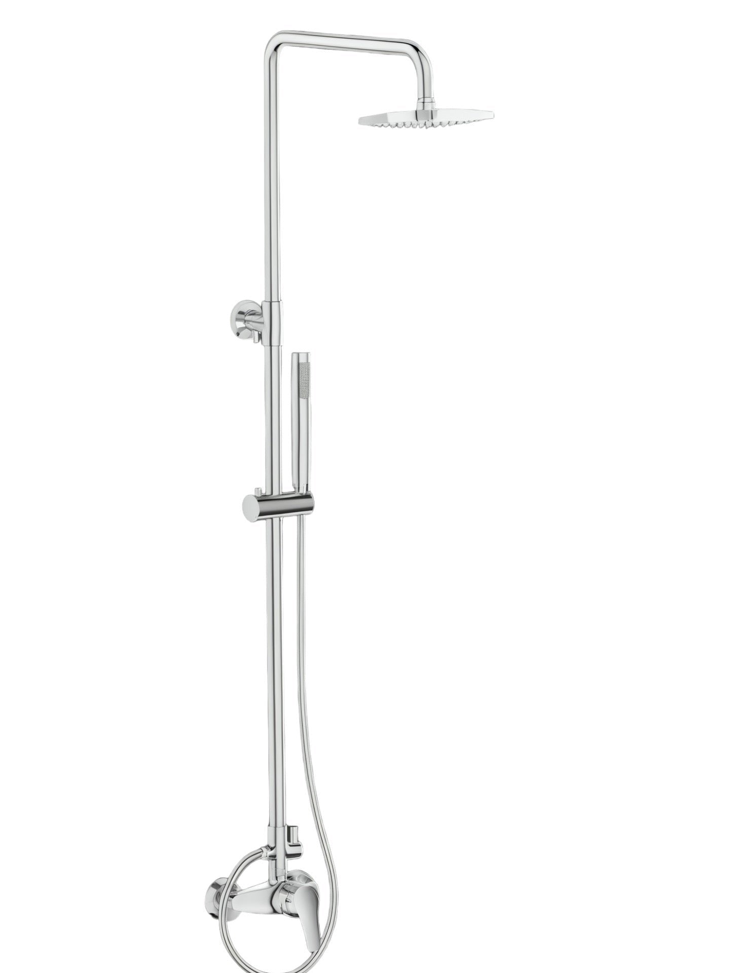 Colonna doccia completa di miscelatore pronta per l'installazione