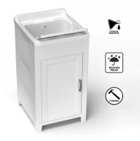 MONGARDI Mobile Lavatoio in resina per esterno-interno 45x50x85