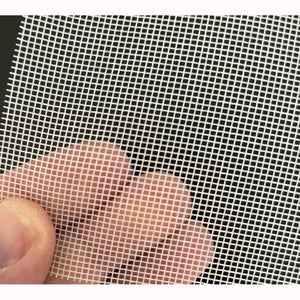 Rete Zanzariera in Fibra di Vetro Bianca Maglia 18X16 Altezza: 120 cm Rotolo: 30 mt