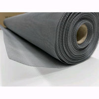 Rete Zanzariera in Fibra di Vetro Grigia Maglia 18X16 Altezza: 100 cm Rotolo: 30 mt