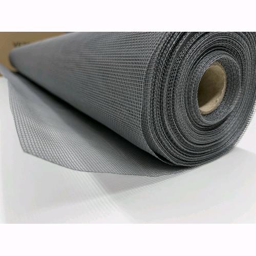 Rete Zanzariera in Fibra di Vetro Grigia Maglia 18X16 Altezza: 150 cm Rotolo: 50 mt