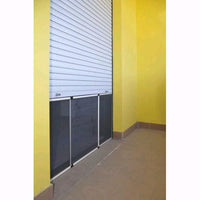 Zanzariera Fibra di vetro con Telaio estensibile alluminio H70x100/192 cm Grigio