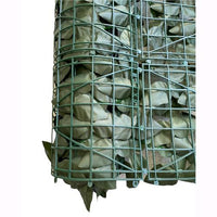 Siepe Sintetica Ornamentale per Terrazze e Giardino a Foglie di Lauro 1,5x20 mt Verde scuro Villa D'este