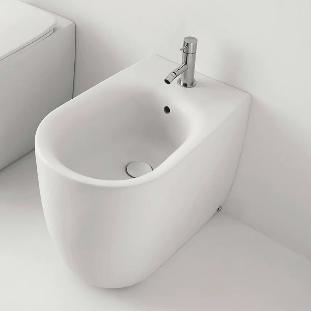 Bidet Da Terra Kerasan Bianco Lucido "Nolita"
