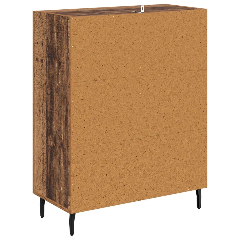 Credenza | Madia | Buffet da pranzo | Armadio da pranzo con cassetto Legno vecchio 69,5 x 34 x 90 cm