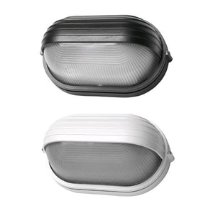 Plafoniera da Giardino PALPEBRA OVALE MAXI NERA 28x11,5x16,5 cm E27 IP44 in Scatola