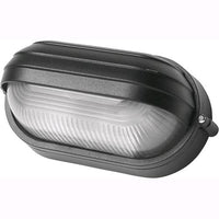 Plafoniera da Giardino PALPEBRA OVALE MINI NERA 21,5x11x10 cm E27 IP44 in Scatola