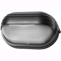 Plafoniera da Giardino PALPEBRA OVALE MINII BIANCA 21,5x11x10 cm E27 IP44 in Scatola