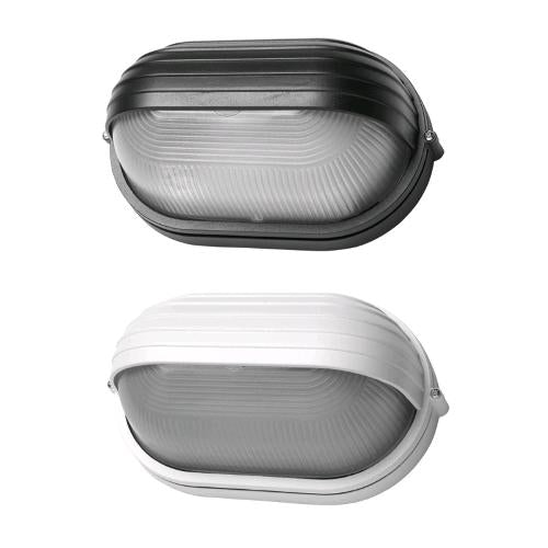 Plafoniera da Giardino PALPEBRA OVALE MINII BIANCA 21,5x11x10 cm E27 IP44 in Scatola