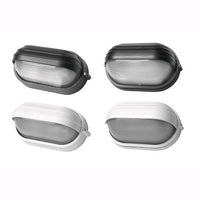 Plafoniera da Giardino PALPEBRA OVALE MINII BIANCA 21,5x11x10 cm E27 IP44 in Scatola