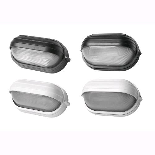 Plafoniera da Giardino PALPEBRA OVALE MINII BIANCA 21,5x11x10 cm E27 IP44 in Scatola