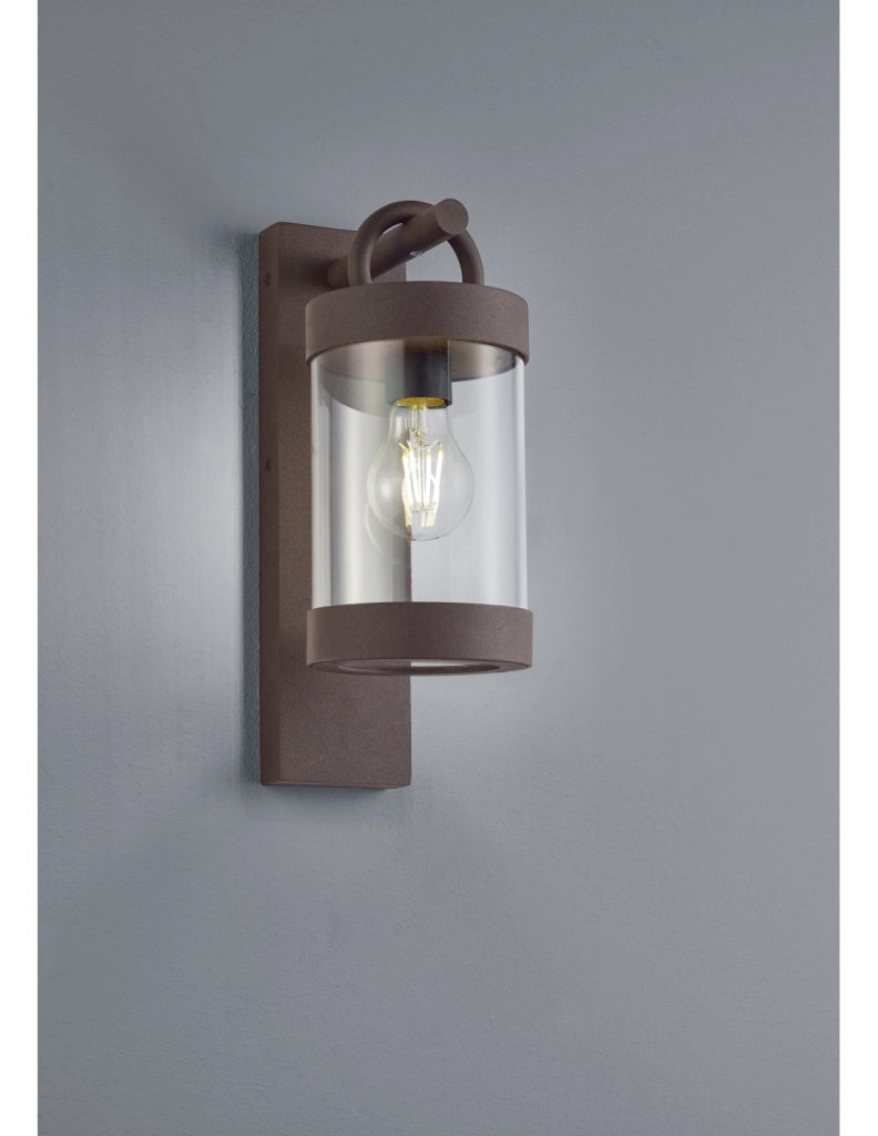 Applique Sambesi Ruggine Con Sensore Crepuscolare IP44 Trio Lighting