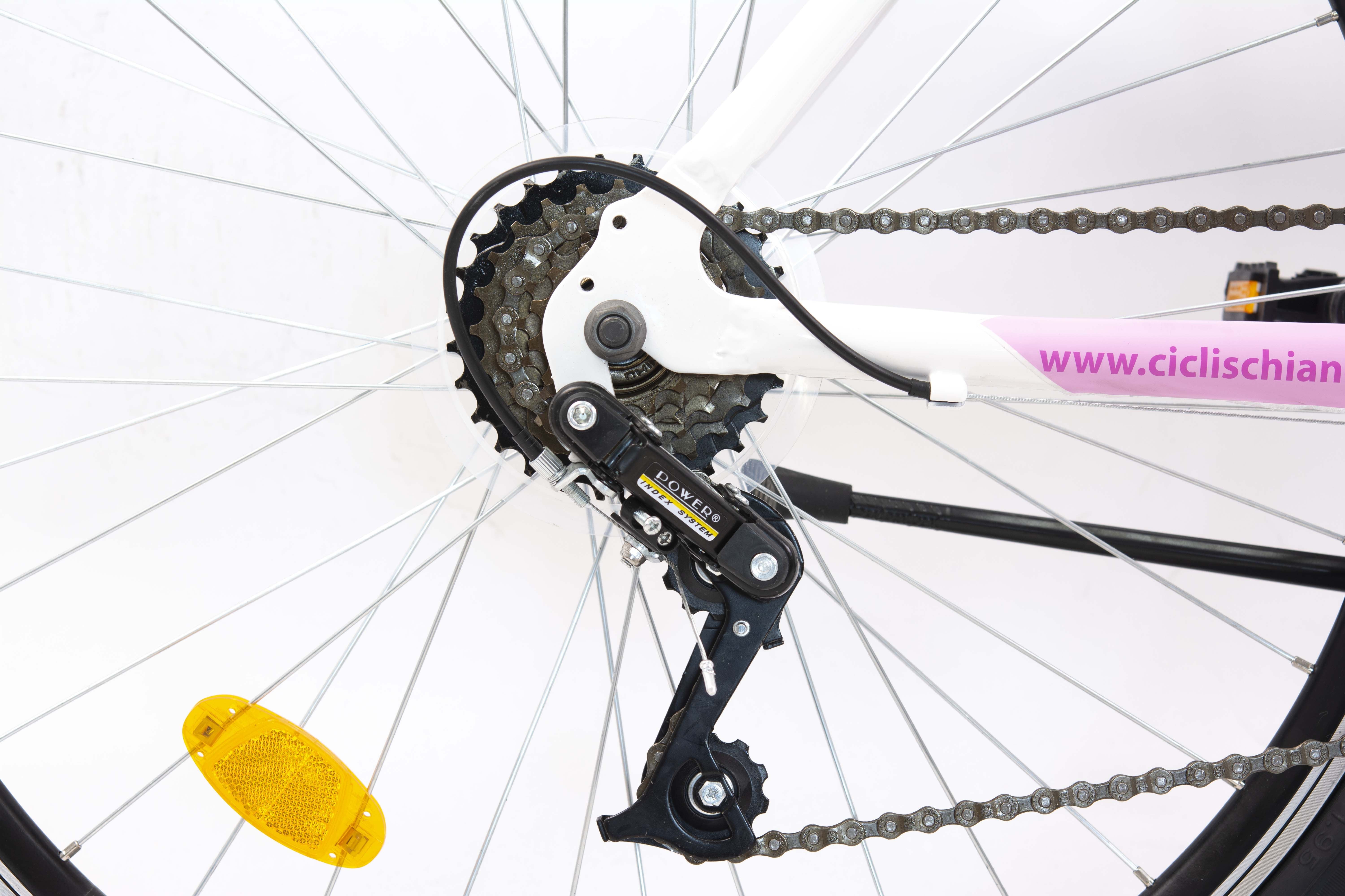 F.LLI SCHIANO RANGE 26" donna mountain bike telaio in alluminio ammortizzata  18 velocitÃ  rosa