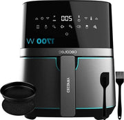 Friteuse Inox 5500 Pro - 55 litri - Compacta e digitale - Senza olio - Termostato - 8 modalità