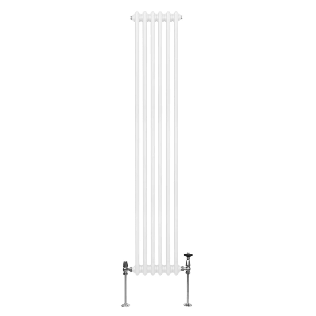 Termosifone Radiatore a 3 colonne per riscaldamento centralizzato verticale Bianco 180x29cm